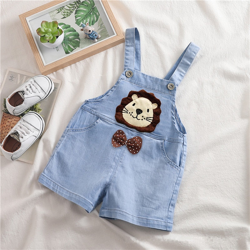 IENENS Summer Thin Cartoons Shorts Baby Toddler Boy Jeans Overalls Dungarees Child Kids Boys Denim Trousers Infant Short Pants - Premium 0 from TIKIJTRONICS - Just $2.79! Shop now at TIKIJTRONICS