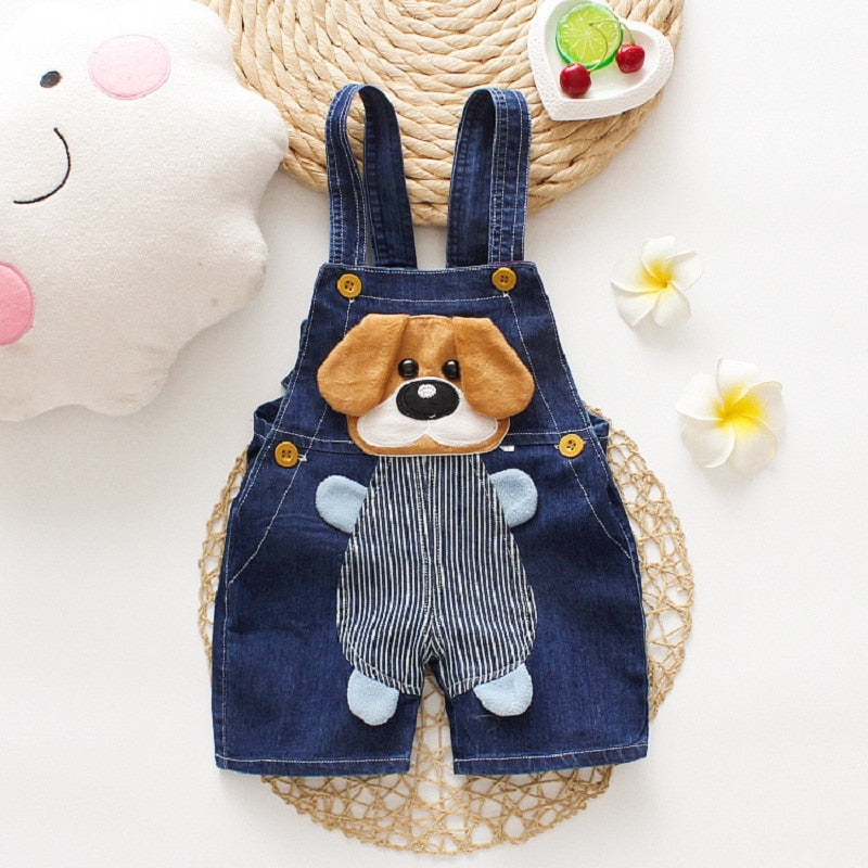 IENENS Summer Thin Cartoons Shorts Baby Toddler Boy Jeans Overalls Dungarees Child Kids Boys Denim Trousers Infant Short Pants - Premium 0 from TIKIJTRONICS - Just $2.79! Shop now at TIKIJTRONICS