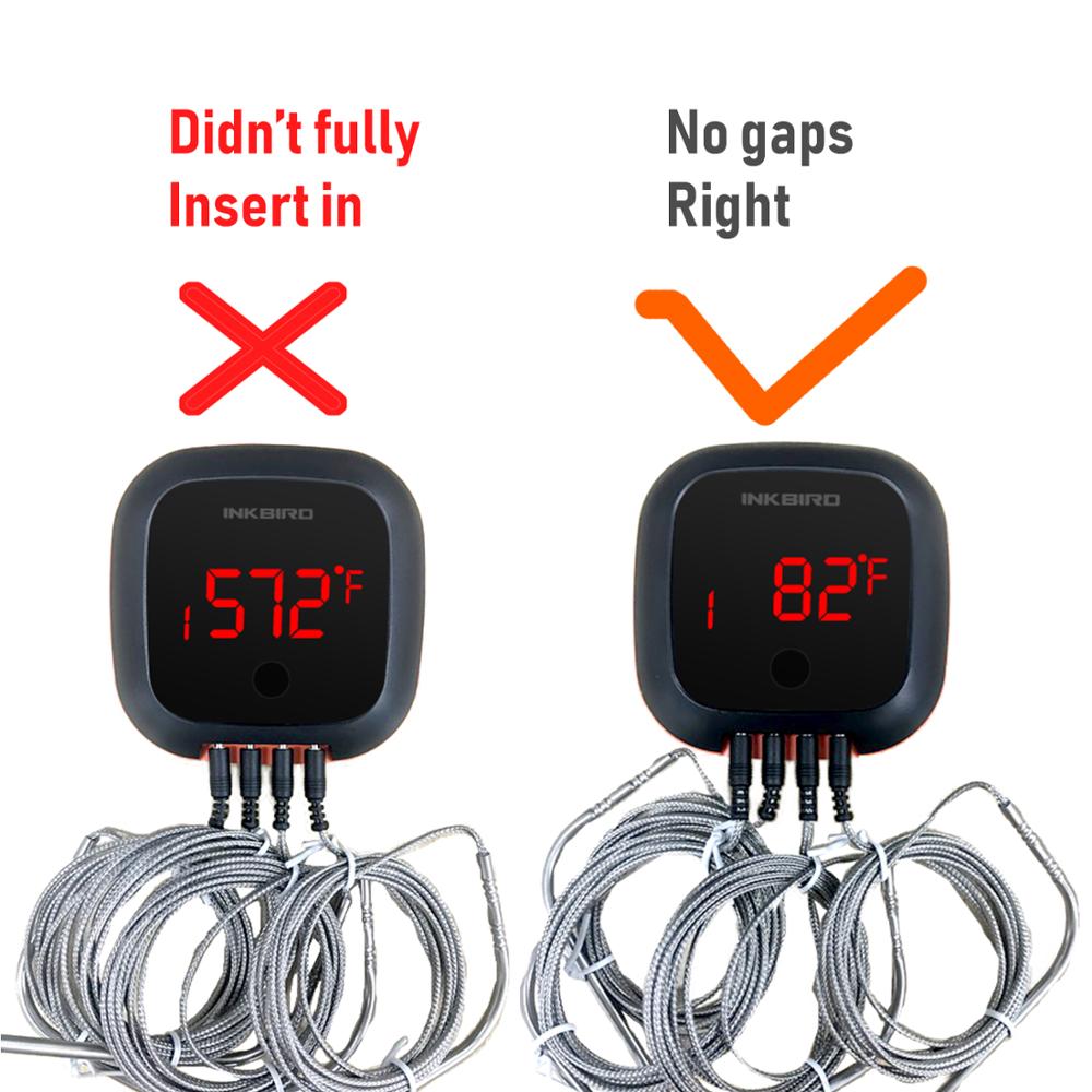 INKBIRD IBT-4XS Digital Rotation Reading Screen BBQ Meat Cooking Thermometer Bluetooth Connect Magnetic Design and 2/4 Probes - Premium 0 from TIKIJTRONICS - Just $34.31! Shop now at TIKIJTRONICS