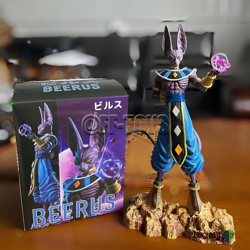 In Stock 30cm Anime Dragon Ball Z Beerus Figure Super God of Destruction Figures Collection Model Toy For Children Gifts - TIKIJTRONICS # 0