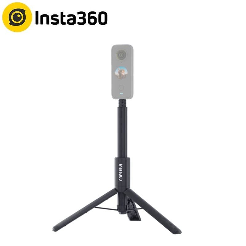 Insta360 2-in-1 Invisible Selfie Stick + Tripod For X3 / ONE X2 / ONE RS / R / ONE X / GO 2 Accessories - TIKIJTRONICS 0 SPECIFICATIONSWeight (g): 216Support Remote Control: NoPackage: YesOrigin: Mainland ChinaModel Number: Insta360-SJJ-ZPGMax Extened Length (mm): 1090Material: AluminumFolded Length (mm): 245Feature: Insta360 OriginalConfigured for(Adaption): Action Video CamerasBrand Name: Insta360 TIKIJTRONICS  (Store description)