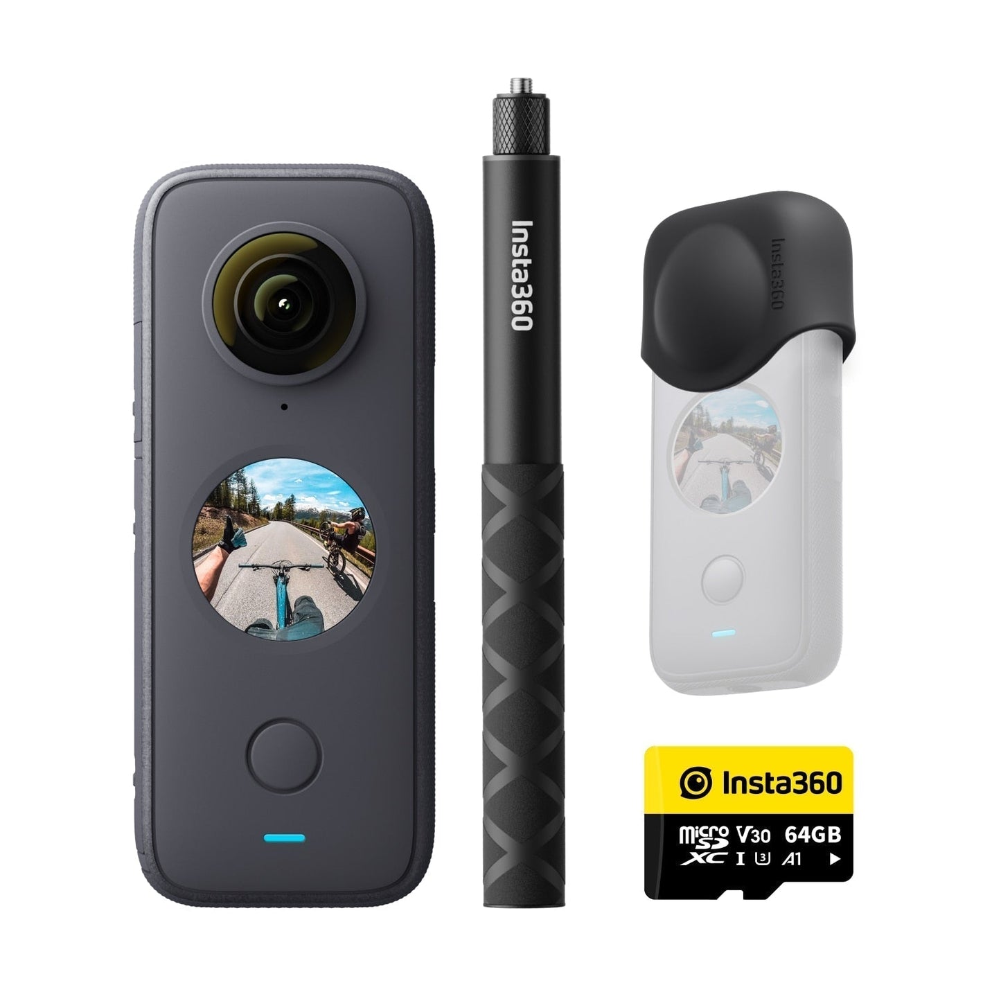 Insta360 ONE X2 Waterproof Action Camera Stabilization, Touch Screen, AI Editing, Live Streaming - Premium 0 from TIKIJTRONICS - Just $259.99! Shop now at TIKIJTRONICS