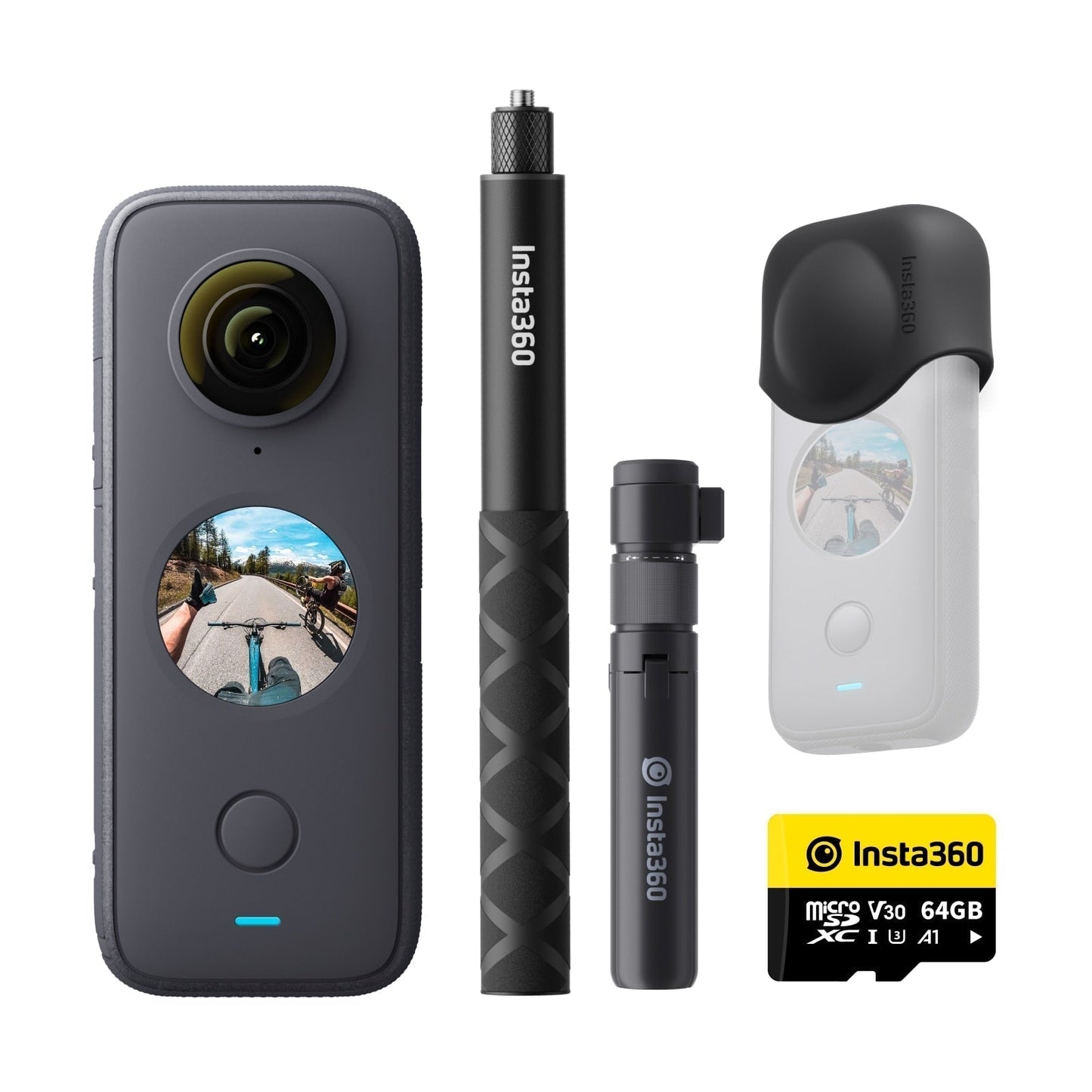 Insta360 ONE X2 Waterproof Action Camera Stabilization, Touch Screen, AI Editing, Live Streaming - Premium 0 from TIKIJTRONICS - Just $259.99! Shop now at TIKIJTRONICS