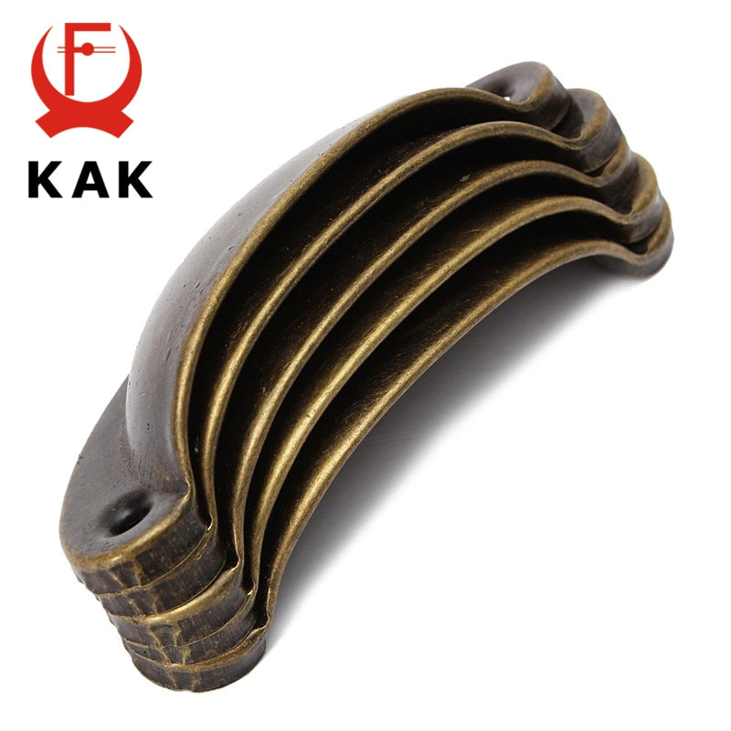 KAK 2PCS Retro Metal Kitchen Drawer Cabinet Door Handle And Furniture Knobs Handware Cupboard Antique Brass Shell Pull Handles - TIKIJTRONICS 0 SPECIFICATIONSis_customized: YesType: Furniture Handle & KnobStyle: VintageSize: 81 x 35 x 20 mm (L x W x H)Quantity: 2 piecesPitch-row Specifications: 7cmOrigin: Mainland ChinaModel Number: AS2Material: MetalDIY Supplies: MetalworkingColor: white/black/green bronze/red bronze/gold/silverBrand Name: KAK TIKIJTRONICS  (Store description)