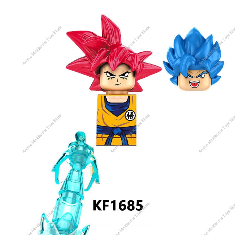 KF6158 Dragon Ball Z Building Blocks Son Goku Broli Gamma Vegeta Anime Cartoon Mini Action Toy Bricks Kids Gift KF6142 KF6165 TIKIJTRONICS