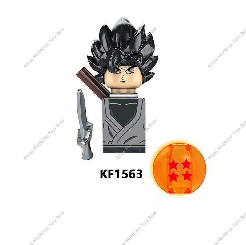 KF6158 Dragon Ball Z Building Blocks Son Goku Broli Gamma Vegeta Anime Cartoon Mini Action Toy Bricks Kids Gift KF6142 KF6165 - TIKIJTRONICS # 0