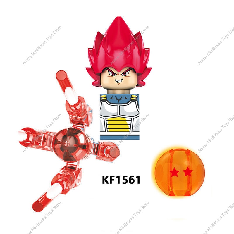 KF6158 Dragon Ball Z Building Blocks Son Goku Broli Gamma Vegeta Anime Cartoon Mini Action Toy Bricks Kids Gift KF6142 KF6165 - TIKIJTRONICS # 0