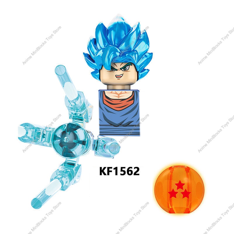 KF6158 Dragon Ball Z Building Blocks Son Goku Broli Gamma Vegeta Anime Cartoon Mini Action Toy Bricks Kids Gift KF6142 KF6165 - TIKIJTRONICS # 0