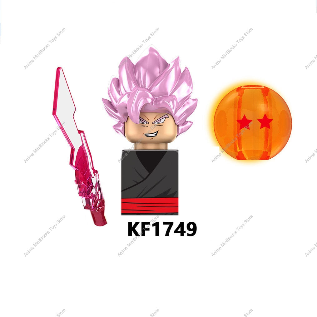 KF6158 Dragon Ball Z Building Blocks Son Goku Broli Gamma Vegeta Anime Cartoon Mini Action Toy Bricks Kids Gift KF6142 KF6165 - TIKIJTRONICS # 0