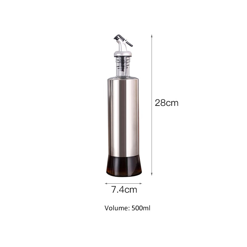 Kitchen Olive Oil Cruet Bottle Vinegar Dispenser Oil Container No-drip Double Wall Cooking Oil Dispensering Bottle Dishwash Safe - TIKIJTRONICS 0 SPECIFICATIONSSize info: 200ml, 350ml, 500mlOrigin: Mainland ChinaModel Number: KK2190623568Material: glassMain material: Stainless steel + glassFeature: Eco-FriendlyFeature: StockedDinnerware Type: Gravy BoatsCertification: CE / EUBrand Name: K2 HOMEApplication: Vinegar, olive oil, soy sauce TIKIJTRONICS  (Store description)