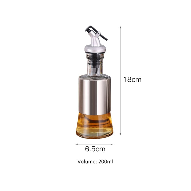 Kitchen Olive Oil Cruet Bottle Vinegar Dispenser Oil Container No-drip Double Wall Cooking Oil Dispensering Bottle Dishwash Safe - TIKIJTRONICS 0 SPECIFICATIONSSize info: 200ml, 350ml, 500mlOrigin: Mainland ChinaModel Number: KK2190623568Material: glassMain material: Stainless steel + glassFeature: Eco-FriendlyFeature: StockedDinnerware Type: Gravy BoatsCertification: CE / EUBrand Name: K2 HOMEApplication: Vinegar, olive oil, soy sauce TIKIJTRONICS  (Store description)