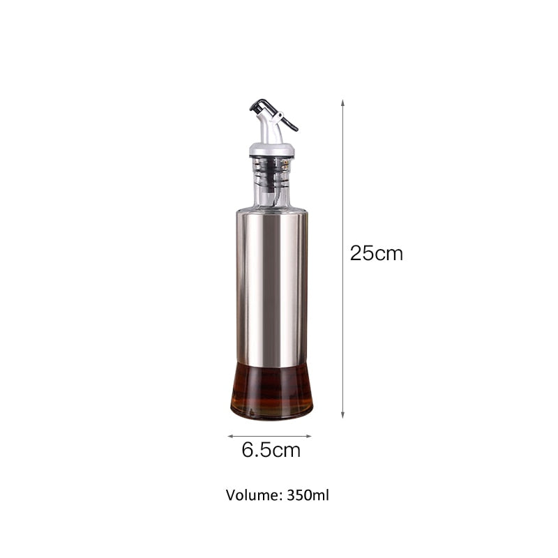 Kitchen Olive Oil Cruet Bottle Vinegar Dispenser Oil Container No-drip Double Wall Cooking Oil Dispensering Bottle Dishwash Safe - TIKIJTRONICS 0 SPECIFICATIONSSize info: 200ml, 350ml, 500mlOrigin: Mainland ChinaModel Number: KK2190623568Material: glassMain material: Stainless steel + glassFeature: Eco-FriendlyFeature: StockedDinnerware Type: Gravy BoatsCertification: CE / EUBrand Name: K2 HOMEApplication: Vinegar, olive oil, soy sauce TIKIJTRONICS  (Store description)