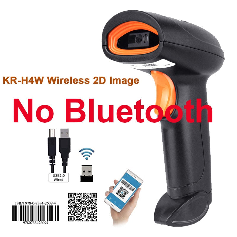 L8BL Bluetooth 2D Barcode Reader And S8 QR PDF417 2.4G Wireless Wired Handheld Barcode Scanner USB Support Mobile Phone iPad - TIKIJTRONICS # 0