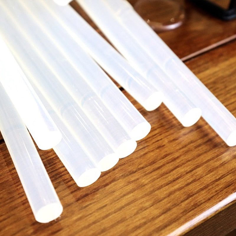 LAOA 30pcs Translucent Clearly 7mm/11mm Melt Glue Stick For Electric Glue Gun Craft Album Repair Hot Melt Gun Car Audio Craft - TIKIJTRONICS 0 SPECIFICATIONSis_customized: YesOrigin: Mainland ChinaNumber of Pcs: 30PcsModel Number: LA8141-LLength: 30mmDIY Supplies: MetalworkingColor: TranslucentBrand Name: LAOA TIKIJTRONICS  (Store description)