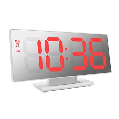 LED Digital Alarm Clock Mirror Electronic Clocks Multifunction Large LCD Display Digital Table Clock with Temperature Calendar - TIKIJTRONICS # 0