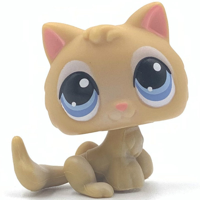 LPS CAT Rare Littlest pet shop Toys Stands Short Hair Cat Original Kitten Husky Puppy Dog Fox Cute Animal Old Bobble head toys TIKIJTRONICS