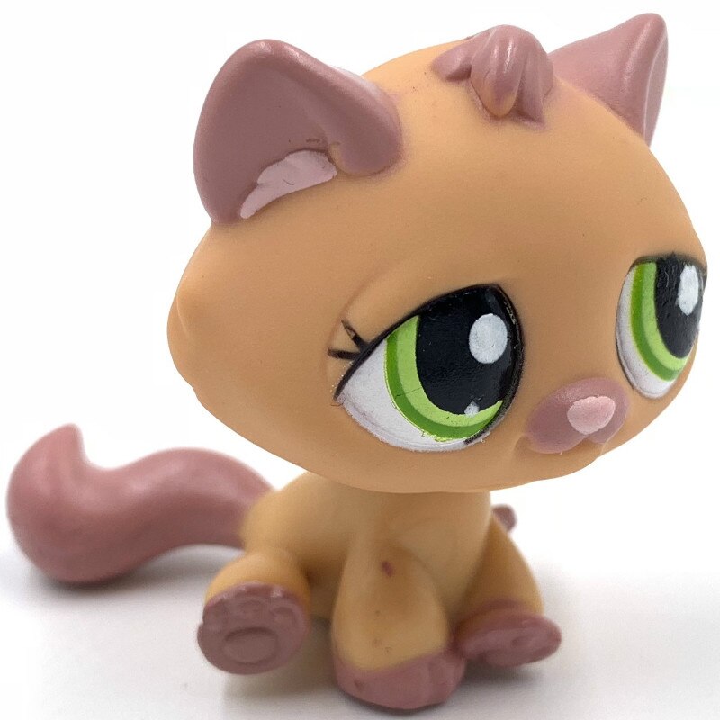 LPS CAT Rare Littlest pet shop Toys Stands Short Hair Cat Original Kitten Husky Puppy Dog Fox Cute Animal Old Bobble head toys TIKIJTRONICS