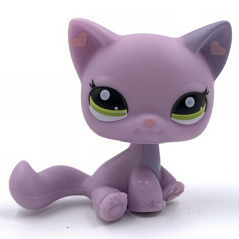 LPS CAT Rare Littlest pet shop Toys Stands Short Hair Cat Original Kitten Husky Puppy Dog Fox Cute Animal Old Bobble head toys TIKIJTRONICS