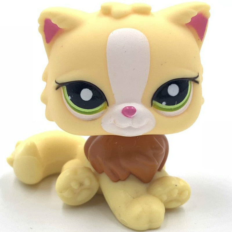 LPS CAT Rare Littlest pet shop Toys Stands Short Hair Cat Original Kitten Husky Puppy Dog Fox Cute Animal Old Bobble head toys TIKIJTRONICS