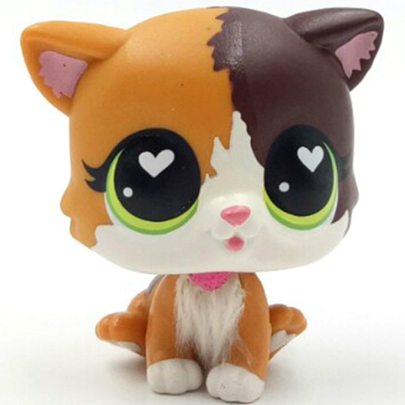 LPS CAT Rare Littlest pet shop Toys Stands Short Hair Cat Original Kitten Husky Puppy Dog Fox Cute Animal Old Bobble head toys TIKIJTRONICS