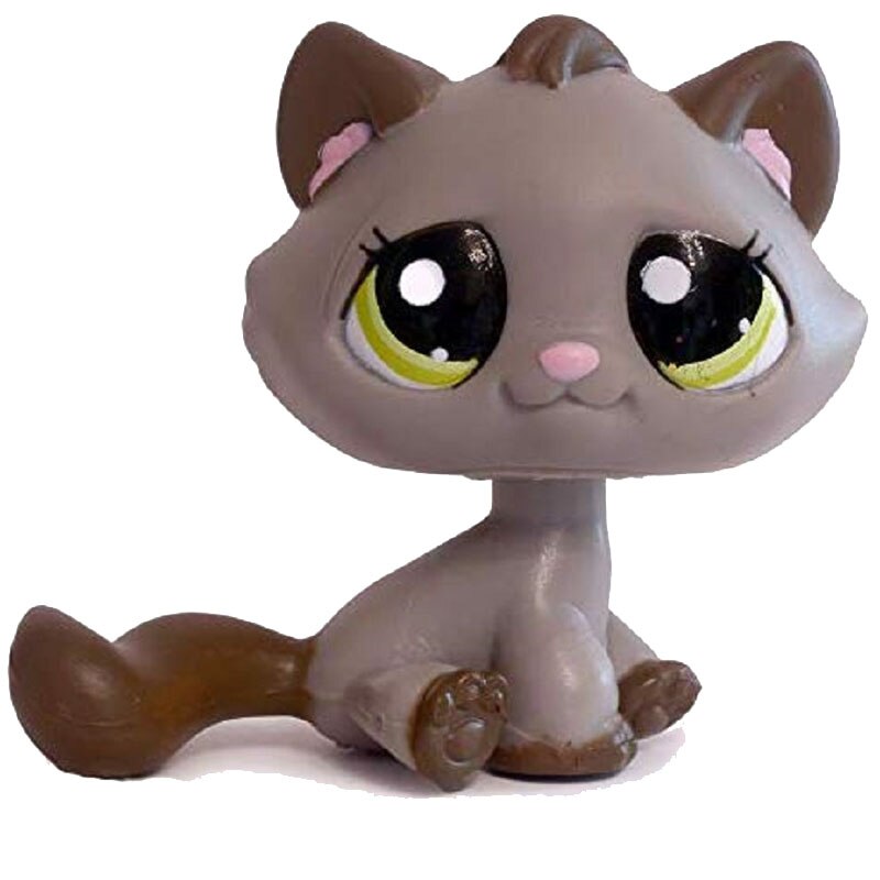 LPS CAT Rare Littlest pet shop Toys Stands Short Hair Cat Original Kitten Husky Puppy Dog Fox Cute Animal Old Bobble head toys TIKIJTRONICS