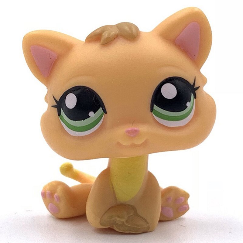 LPS CAT Rare Littlest pet shop Toys Stands Short Hair Cat Original Kitten Husky Puppy Dog Fox Cute Animal Old Bobble head toys TIKIJTRONICS