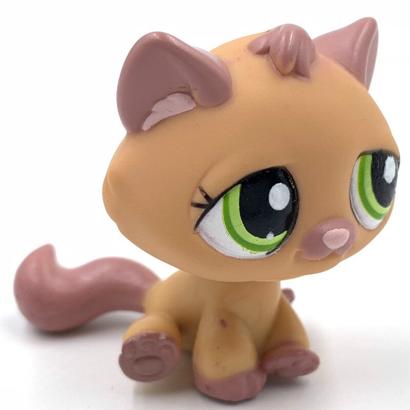 LPS CAT Rare Littlest pet shop Toys Stands Short Hair Cat Original Kitten Husky Puppy Dog Fox Cute Animal Old Bobble head toys TIKIJTRONICS