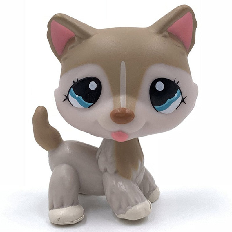 LPS CAT Rare Littlest pet shop Toys Stands Short Hair Cat Original Kitten Husky Puppy Dog Fox Cute Animal Old Bobble head toys TIKIJTRONICS