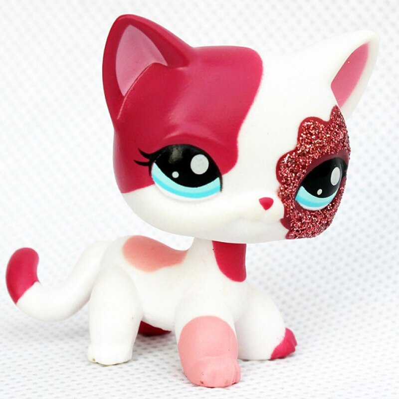 LPS CAT Rare Littlest pet shop Toys Stands Short Hair Cat Original Kitten Husky Puppy Dog Fox Cute Animal Old Bobble head toys - TIKIJTRONICS # 0