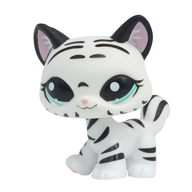 LPS CAT Rare Littlest pet shop Toys Stands Short Hair Cat Original Kitten Husky Puppy Dog Fox Cute Animal Old Bobble head toys - TIKIJTRONICS # 0