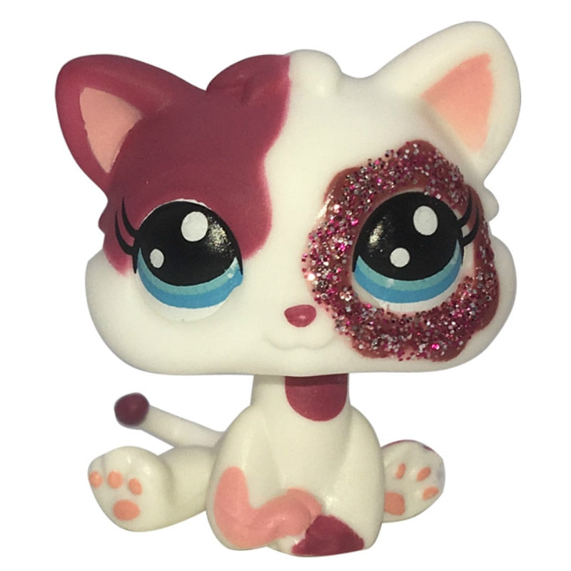 LPS CAT Rare Littlest pet shop Toys Stands Short Hair Cat Original Kitten Husky Puppy Dog Fox Cute Animal Old Bobble head toys - TIKIJTRONICS # 0