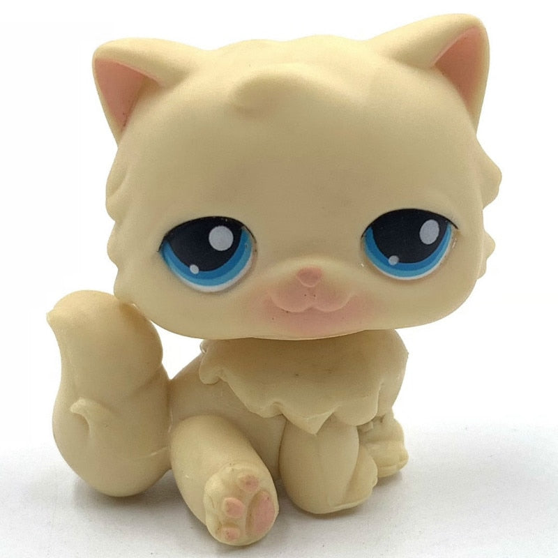 LPS CAT Rare Littlest pet shop Toys Stands Short Hair Cat Original Kitten Husky Puppy Dog Fox Cute Animal Old Bobble head toys - TIKIJTRONICS # 0