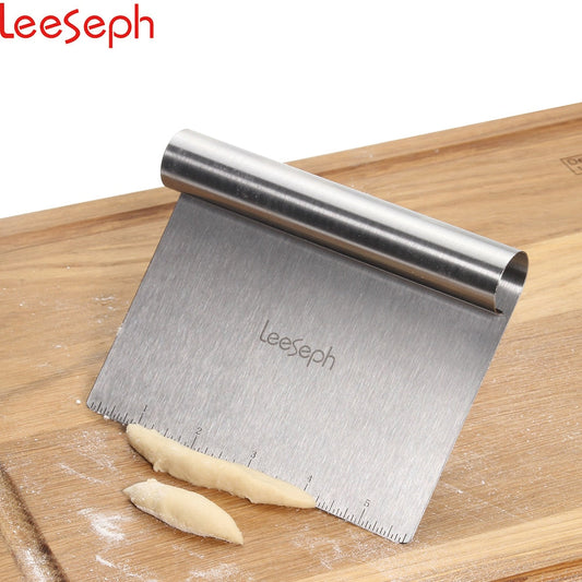 Leeseph Multi-purpose Stainless Steel Scraper & Chopper, Dough Scraper, Pizza Dough Cutter , kitchen tools - TIKIJTRONICS 0 SPECIFICATIONSType: Baking & Pastry ToolsOrigin: Mainland ChinaModel Number: LM1701003Material: Stainless SteelKit Number: 1Feature: Eco-FriendlyFeature: StockedCertification: CE / EUCertification: SGSBrand Name: LeesephBaking & Pastry Tools Type: Pastry Cutters TIKIJTRONICS  (Store description)