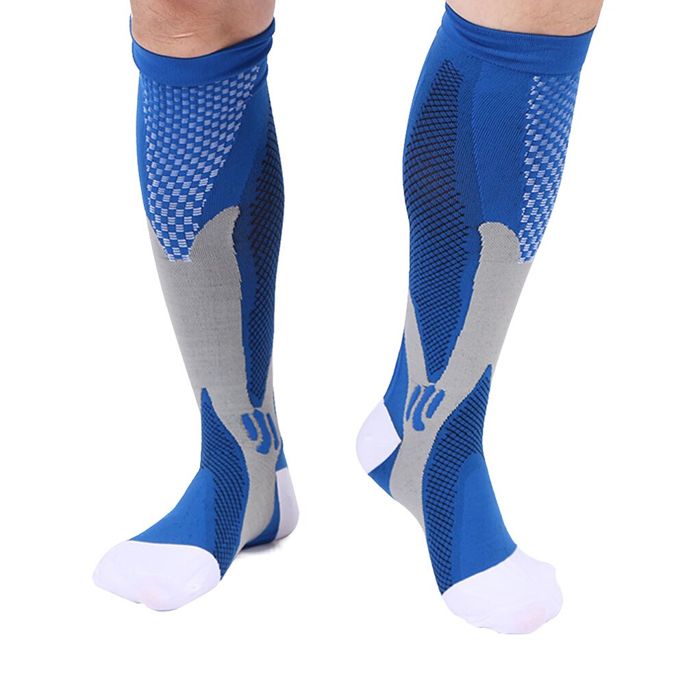 Leg Support Stretch Compression Socks Men Women Running Athletic Medical Pregnancy Travel Football Breathable Adult Sports Socks - TIKIJTRONICS 0 SPECIFICATIONStype: Men Women SocksSport Type: CyclingOrigin: Mainland ChinaMaterial: PolyesterHose Height: Knee-HighGender: MENFinger-separated: No TIKIJTRONICS  (Store description)