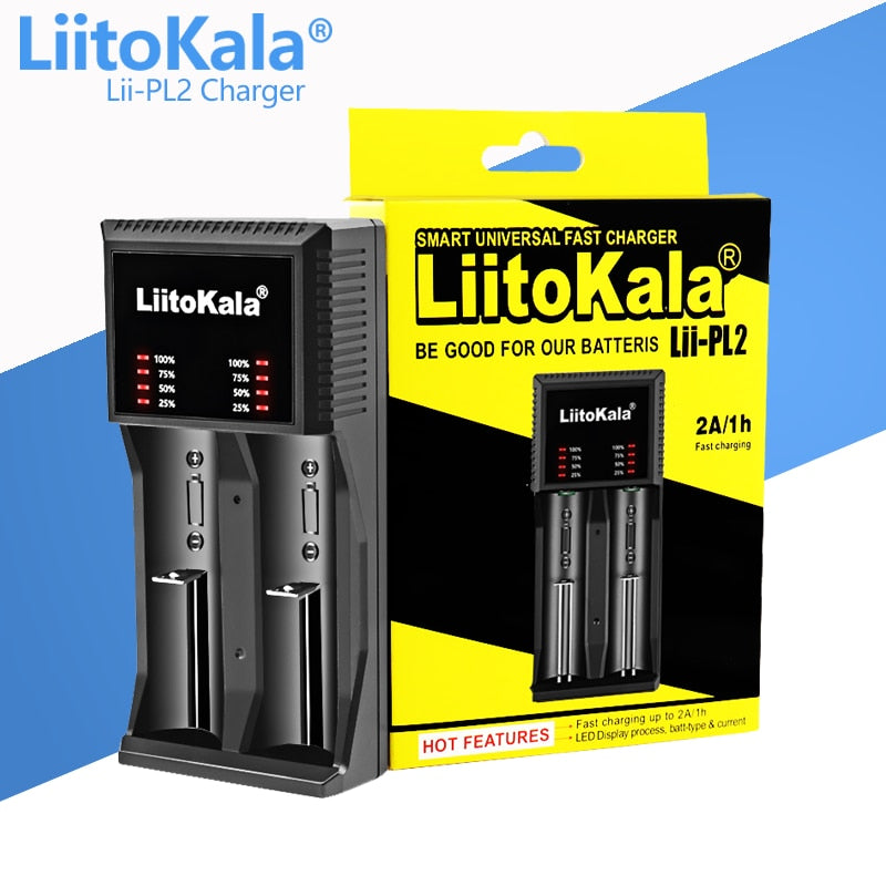 LiitoKala Lii-PD2 Lii-PD4 Lii-S8 Lii-500 Lii-600 Lii-PL2 battery Charger for 18650 26650 21700 AA AAA 3.7V lithium NiMH battery - TIKIJTRONICS 0 SPECIFICATIONSUse: Standard BatteryType: ElectricQuick charge: YesPackage: YesOrigin: Mainland ChinaIntelligent Charge: YesDisplay screen: NoData Transmission: OtherCertification: CE,FCC,RoHSBrand Name: liitokala TIKIJTRONICS  (Store description)