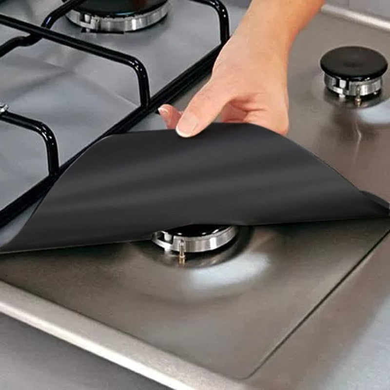 Liner Gas Stove Protector Gas Stove Stovetop Burner Protector Kitchen Accessories Mat Cooker Cover - TIKIJTRONICS 0 SPECIFICATIONSweight: 19gsize: 27*27cmoriginal: chinaname: gas stove protectorcolor: sliver/black/beigeType: Cookware PartsOrigin: Mainland ChinaModel Number: SN453Material: OtherFeature: Eco-Friendly,StockedCookware Parts Type: OtherCertification: CE / EU,CIQ,EEC,LFGB,SGS TIKIJTRONICS  (Store description)