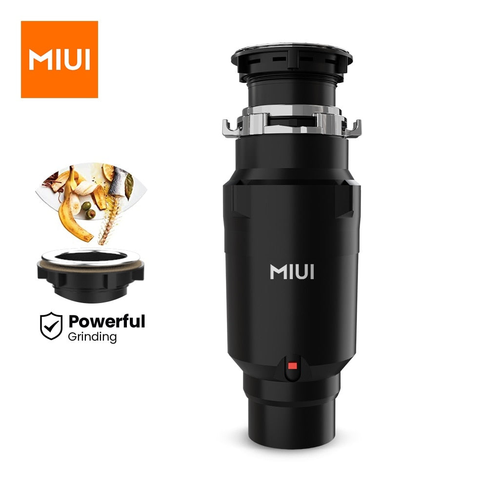 MIUI Continuous Feed Garbage Disposal with Sound Reduction,1/2 HP Food Waste Disposer with Stainless Steel Grinding System - Premium 0 from TIKIJTRONICS - Just $73.29! Shop now at TIKIJTRONICS