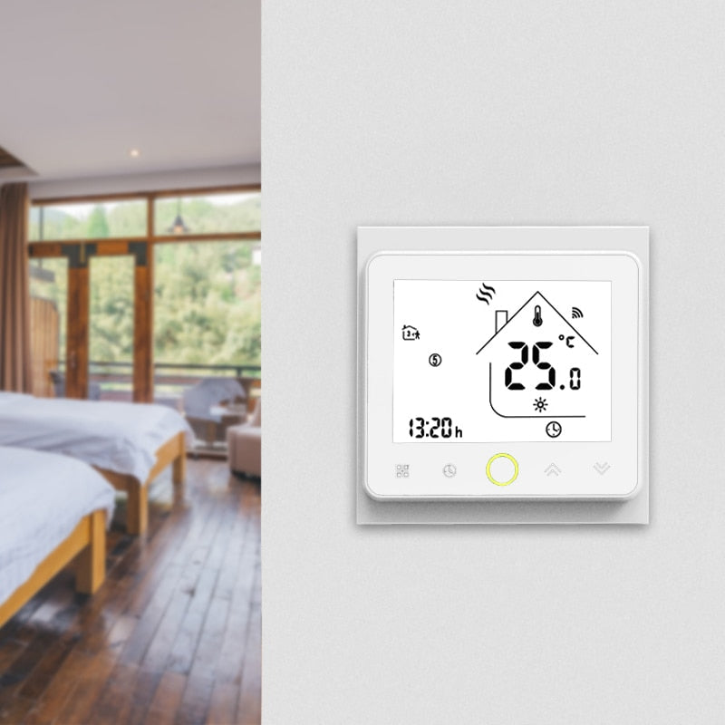 MOES WiFi Water/Electric Floor Heating Thermostat Gas Boiler Temperature Controller Smart Alexa tuya Google Voice zigbee Control - Premium 0 from TIKIJTRONICS - Just $26.12! Shop now at TIKIJTRONICS