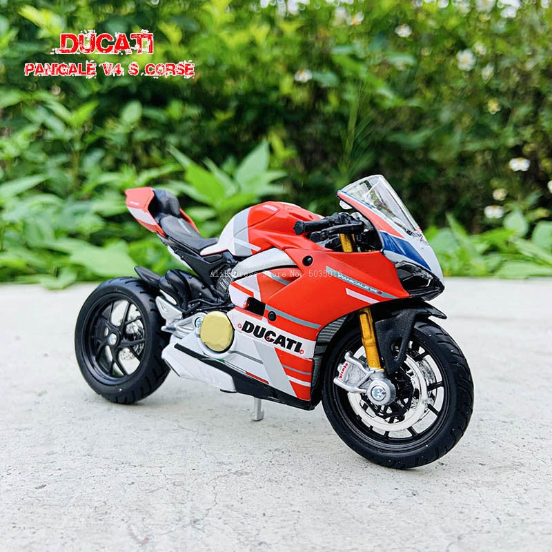 Maisto 1:18 16 styles Ducati panigale v4 s c white original authorized simulation alloy motorcycle model toy car gift collection - TIKIJTRONICS 0 SPECIFICATIONSType: Finished GoodsShip/Naval Vessel: OtherScale: 1:18Recommend Age: 12+y,18+Origin: Mainland ChinaModel Number: Ducati motorcycle seriesMaterial: MetalFeatures: DiecastCertification: CECertificate Number: GZHH00343725CE: CertificateBrand Name: MaistoBarcode: No TIKIJTRONICS  (Store description)