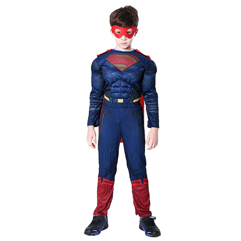 Marvel Superhero Spider Man Captain America Iron Man Thor Hulk Cosplay Costume Muscle Bodysuit Jumpsuit for Kids Halloween Party - TIKIJTRONICS 0 SPECIFICATIONSSpecial Use: CostumesSource Type: Movie & TVSource Countries: Europe and the United StatesOrigin: Mainland ChinaModel Number: CosplayMaterial: PolyesterItem Type: SetsGender: BoysComponents: MaskComponents: Jumpsuits & RompersCharacters: MarvelCN: ZhejiangBrand Name: MARVEL TIKIJTRONICS  (Store description)