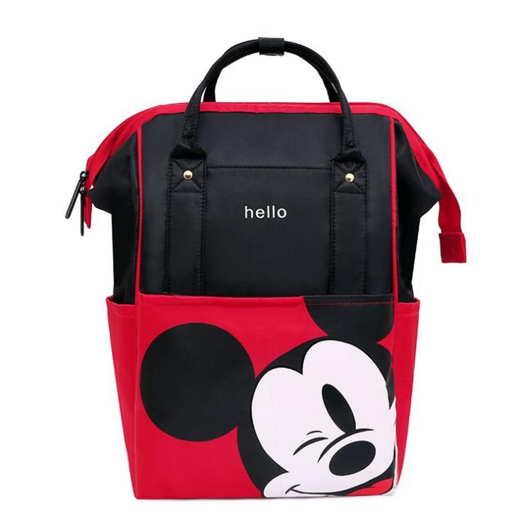 Mickey backpack multi-function large capacity backpack diaper bag waterproof men women shoulder bag Travel bag - TIKIJTRONICS 0 SPECIFICATIONSStyle: CasualRain Cover: NoPattern Type: CartoonModel Number: &8006Main Material: PolyesterLining Material: PolyesterItem Type: BackpacksInterior: Interior Slot PocketHandle/Strap Type: Soft HandleGender: UnisexClosure Type: zipperCarrying System: Air Cushion BeltCapacity: 20-35 LitreBrand Name: DisneyBackpacks Type: Softback TIKIJTRONICS  (Store description)