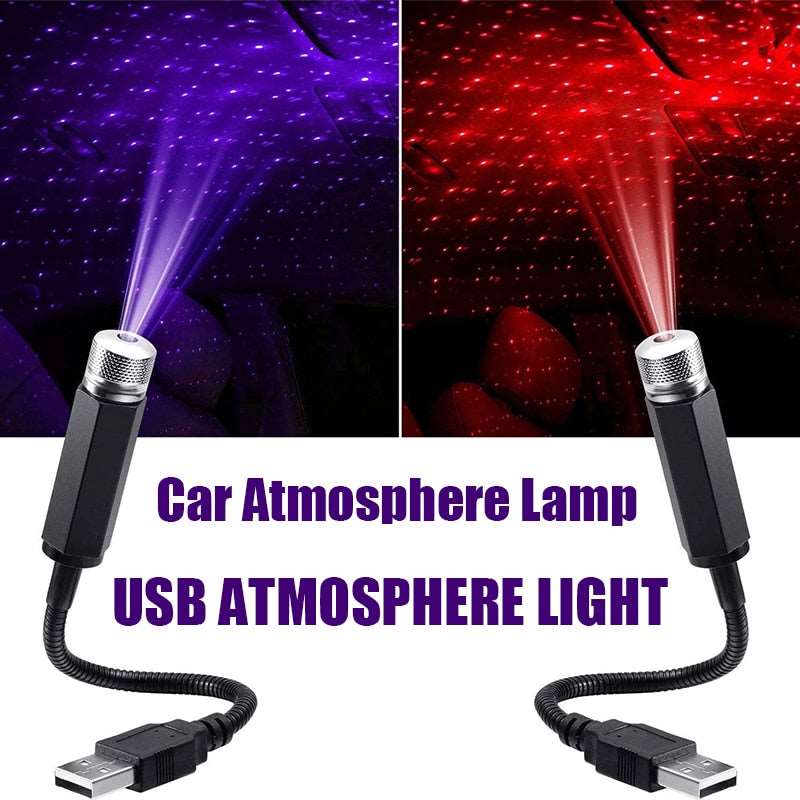 Mini LED Car Roof Star Night  Projector Light Interior Ambient Night Starry Sky USB LED  Lights - TIKIJTRONICS # 0