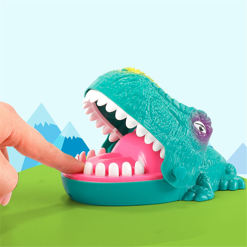 Mouth Dentist Bite Finger Game Toy Funny Dinosaur Pulling Teeth Bar Games Toys For Children  Interactive Novelty Gag Trick Jokes - TIKIJTRONICS # 0