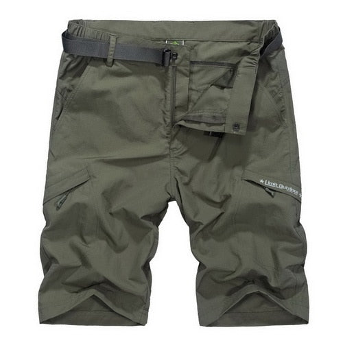 Multifunction Men's Cargo Shorts Summer Men Breathable Quick Dry Short Army Green/Khaki/Wine Casual Sports Shorts For Man AM385 TIKIJTRONICS