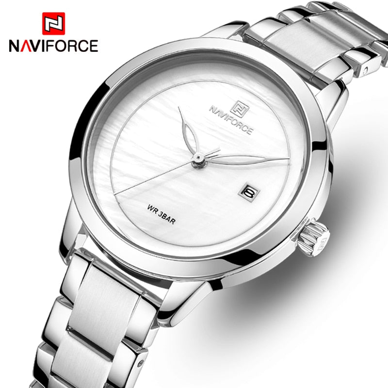 NAVIFORCE Top Brand Luxury Women Watches Waterproof Fashion Ladies Watch Woman Quartz Wrist Watch Relogio Feminino Montre Femme - TIKIJTRONICS # 0