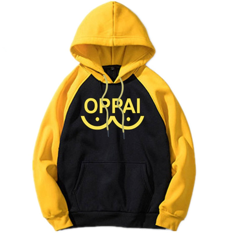 NEW Anime One Punch man Saitama Oppai Hoodie Hooded Women Men Sweatshirt Hoodie Cosplay Costume New Splice Hip Hop Pullover 2020 - TIKIJTRONICS # 0