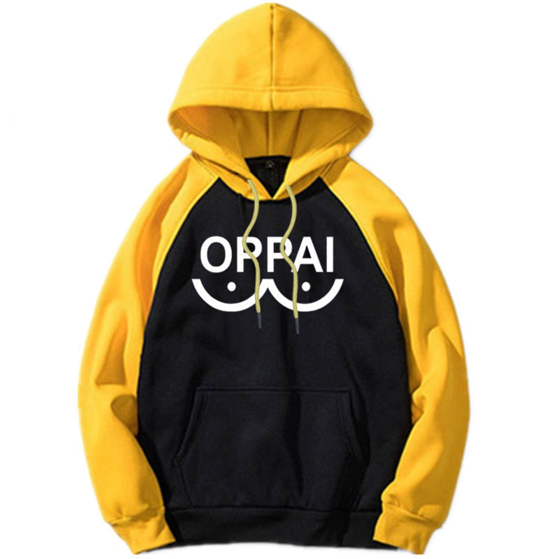 NEW Anime One Punch man Saitama Oppai Hoodie Hooded Women Men Sweatshirt Hoodie Cosplay Costume New Splice Hip Hop Pullover 2020 - TIKIJTRONICS # 0