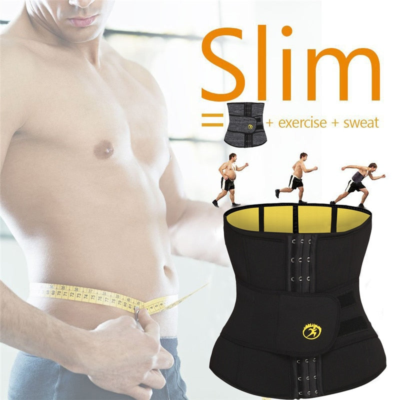 NINGMI Slimming Underwear for Men Waist Trainer Body Shaper Shapewear Gridle Neoprene Sauna Male Modeling Belt Weight Loss Strap - TIKIJTRONICS # 0