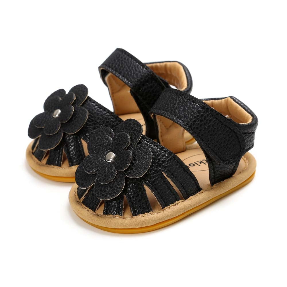 New Infant Baby Shoes Baby Boy Girl Shoes Toddler Flats Summer Sandal Flower Soft Rubber Sole Anti-Slip Crib Shoes First Walker - Premium 0 from TIKIJTRONICS - Just $5.41! Shop now at TIKIJTRONICS