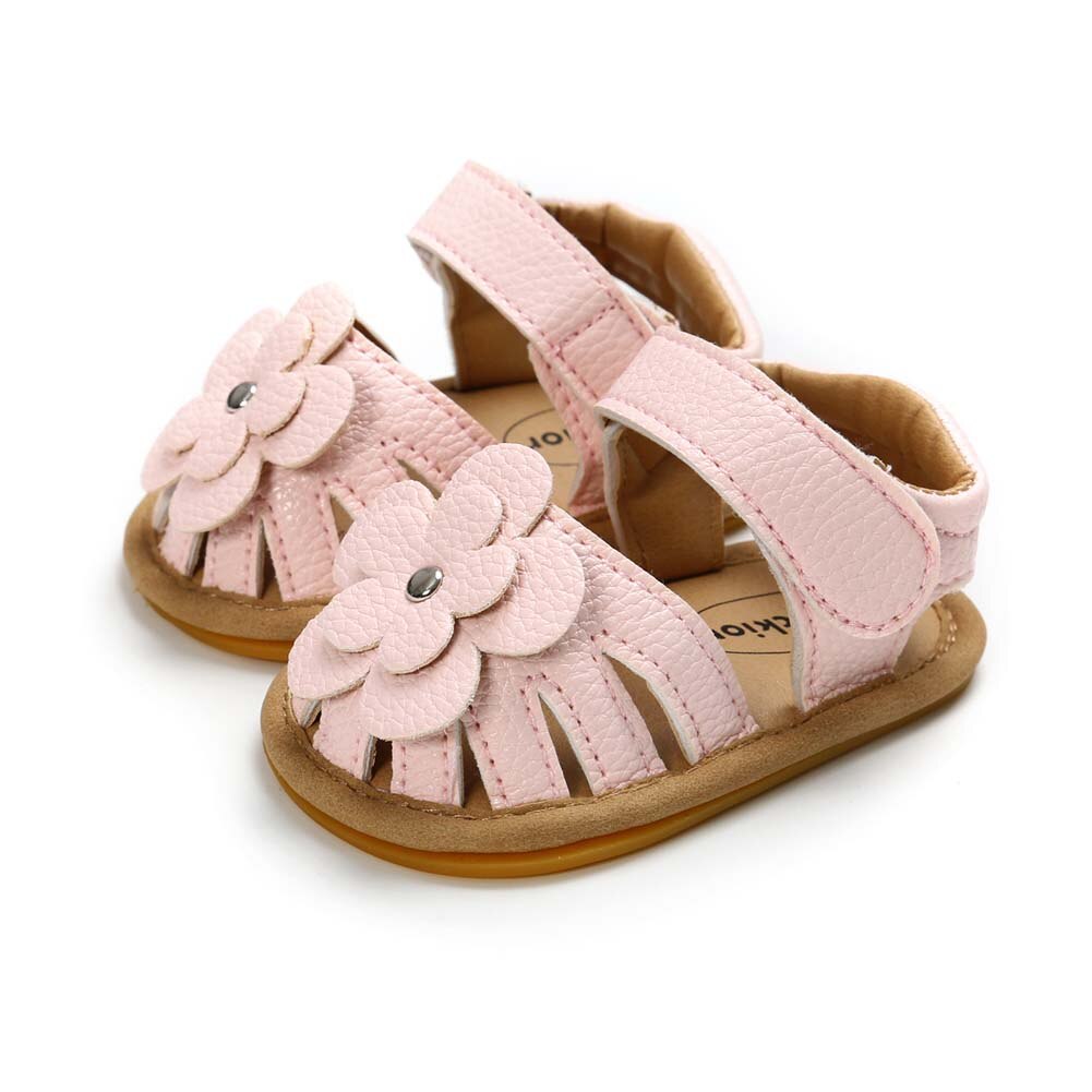 New Infant Baby Shoes Baby Boy Girl Shoes Toddler Flats Summer Sandal Flower Soft Rubber Sole Anti-Slip Crib Shoes First Walker - Premium 0 from TIKIJTRONICS - Just $5.41! Shop now at TIKIJTRONICS